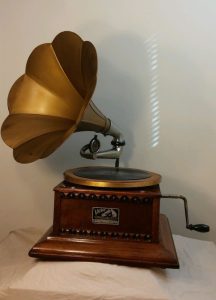 The Victrola, a product of the Victor Talking Machine Company, was used by Napoleon Hill’s son